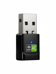 Wi-Fi адаптер для компьютера и ноутбука USB двухдиапазонный 5 Ггц и 2.4 Ггц 433 Мбит/с Орбита OT-PCK28